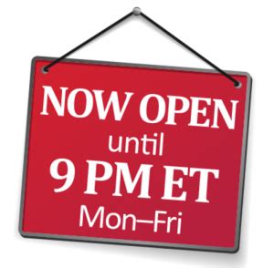 We’ve extended our mall hours to .